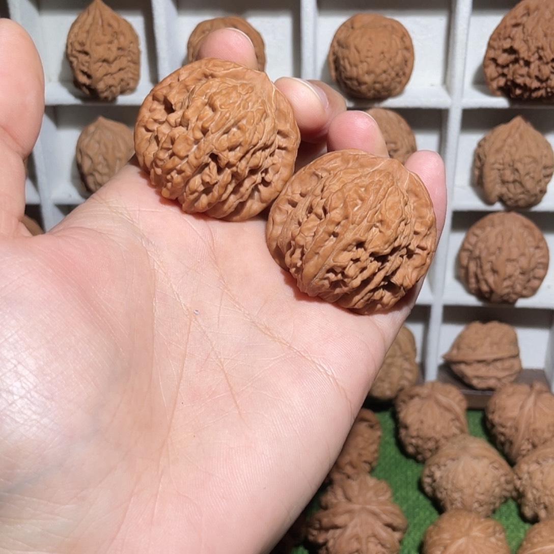 文玩核桃吊坠42货头无药四座楼