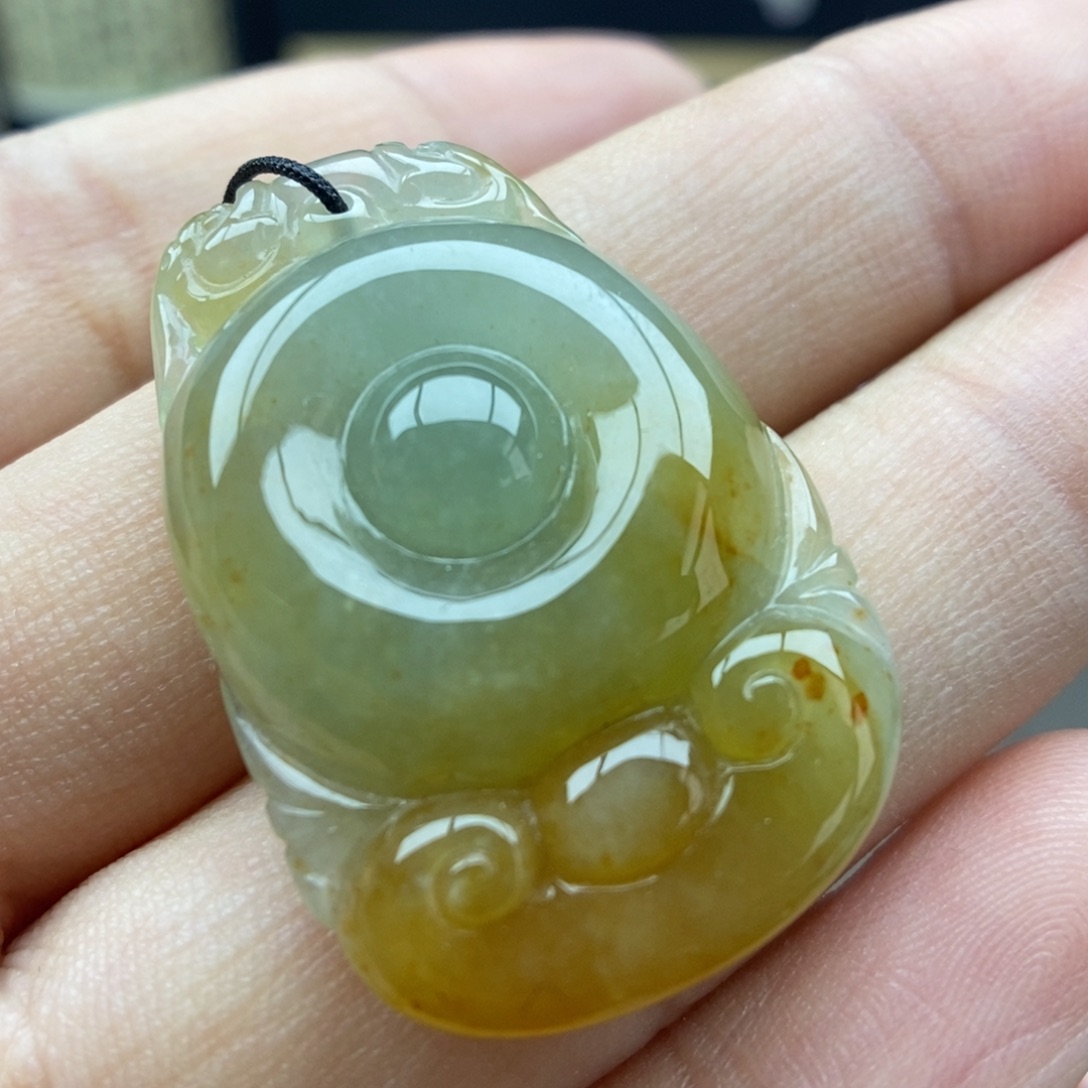 翡翠未镶嵌颈饰吊坠66