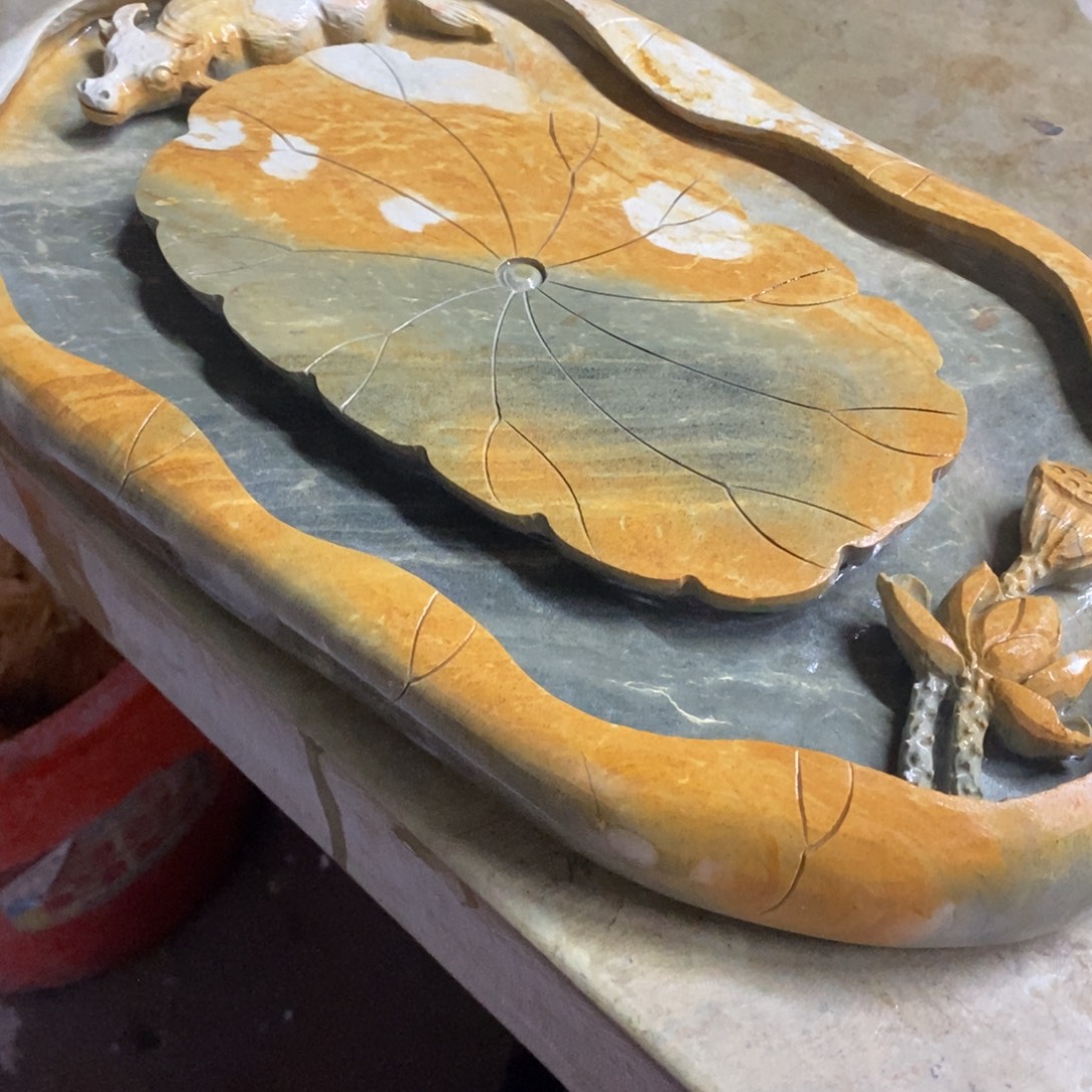 侃***山端砚石，文房四宝，