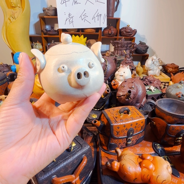 拼配泥茶壶纯手工制作过程就是