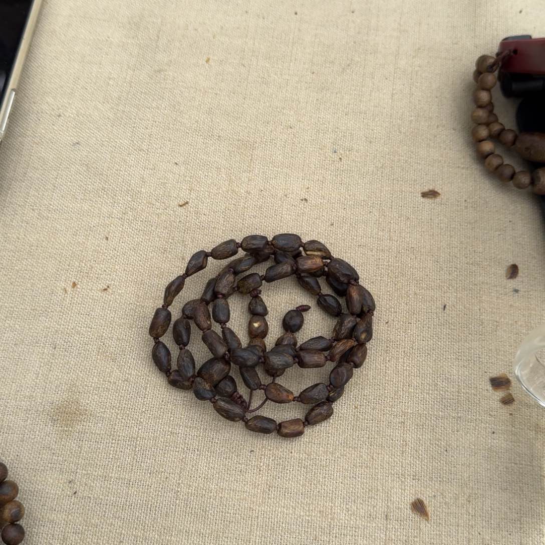 沉香手串绿奇楠沉水多圈留疤0.7-22多样性发一条