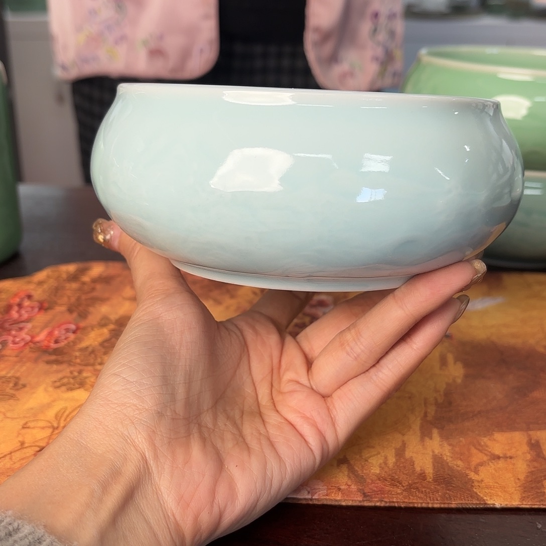 龙泉云间青瓷小米茶器