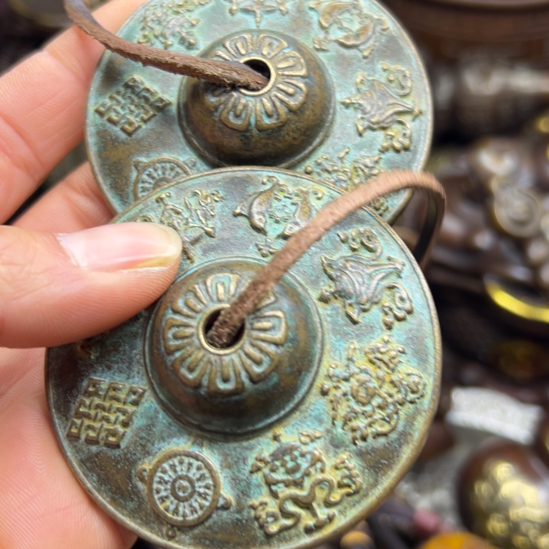 铜摆件欢迎欢迎你