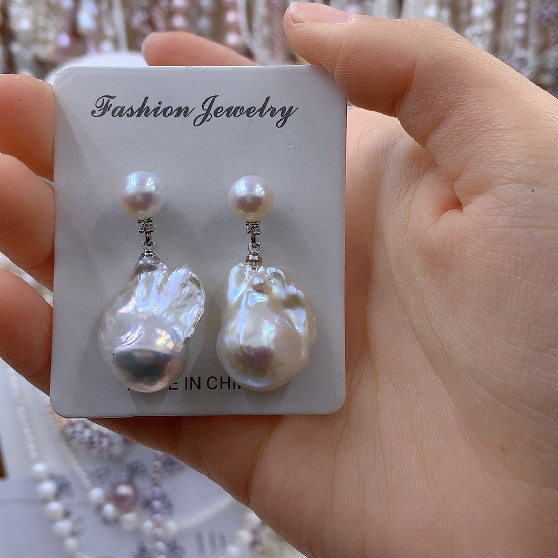 颈饰合金淡水珍珠