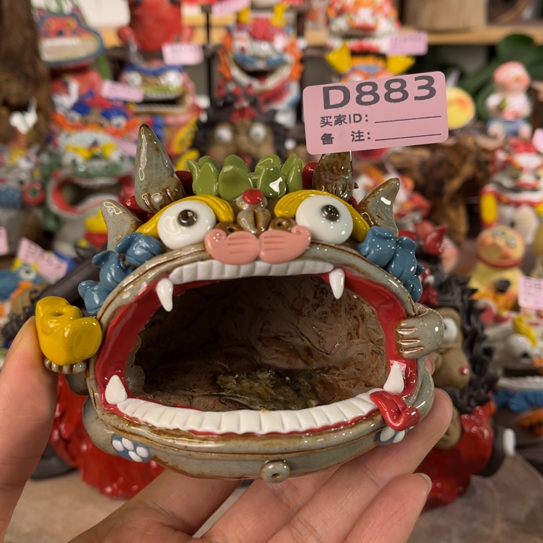 泥塑纯手工茶宠摆件