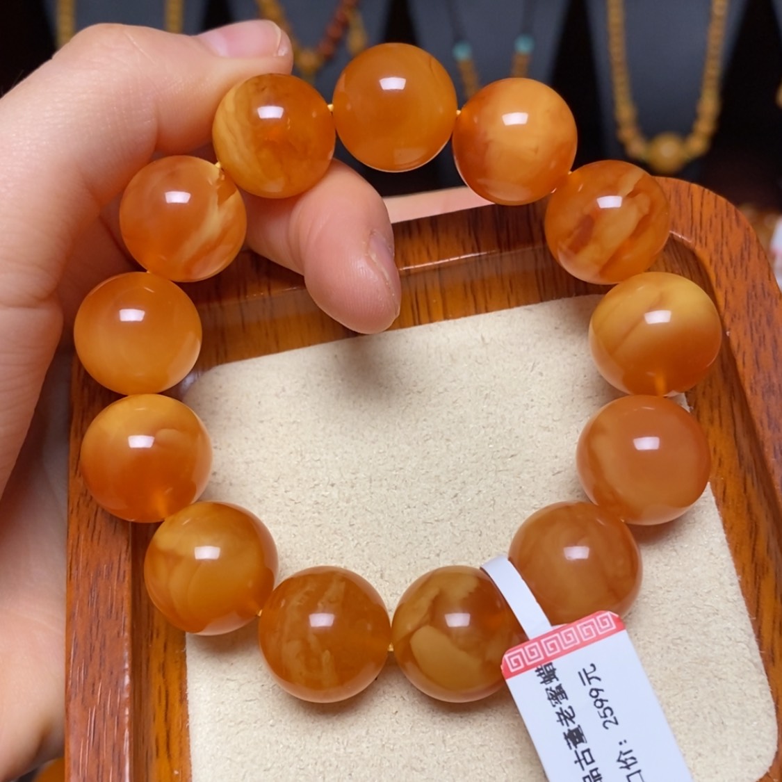 【闪购商品】未镶嵌蜜蜡手链手串