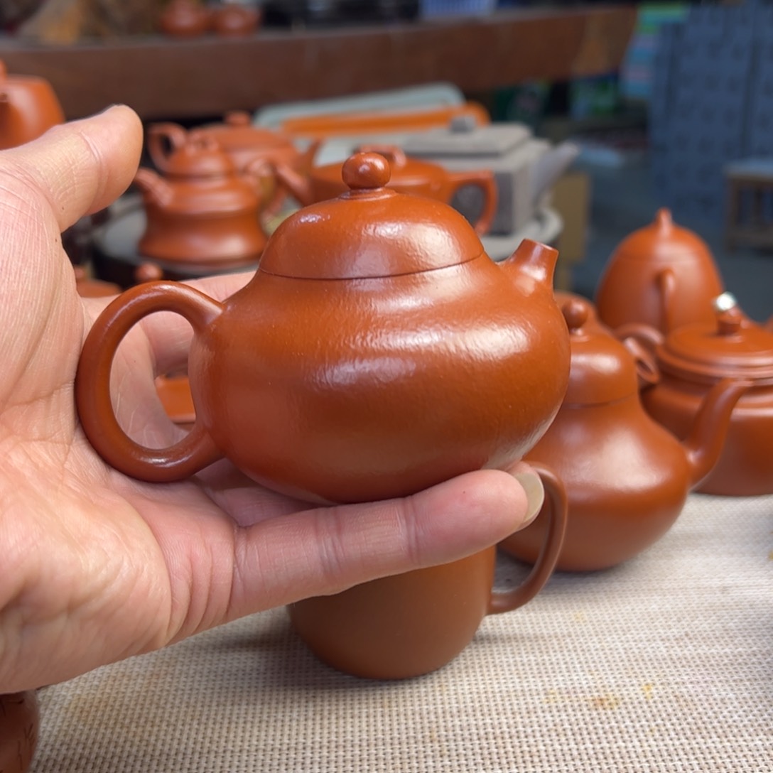 紫砂壶静****流全手工制作文蛋