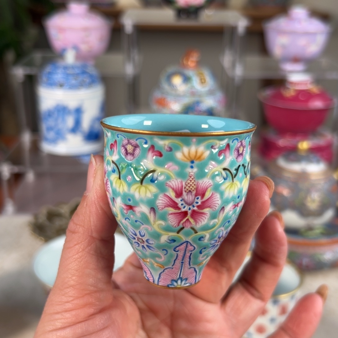 纯手工手绘 高端茶器