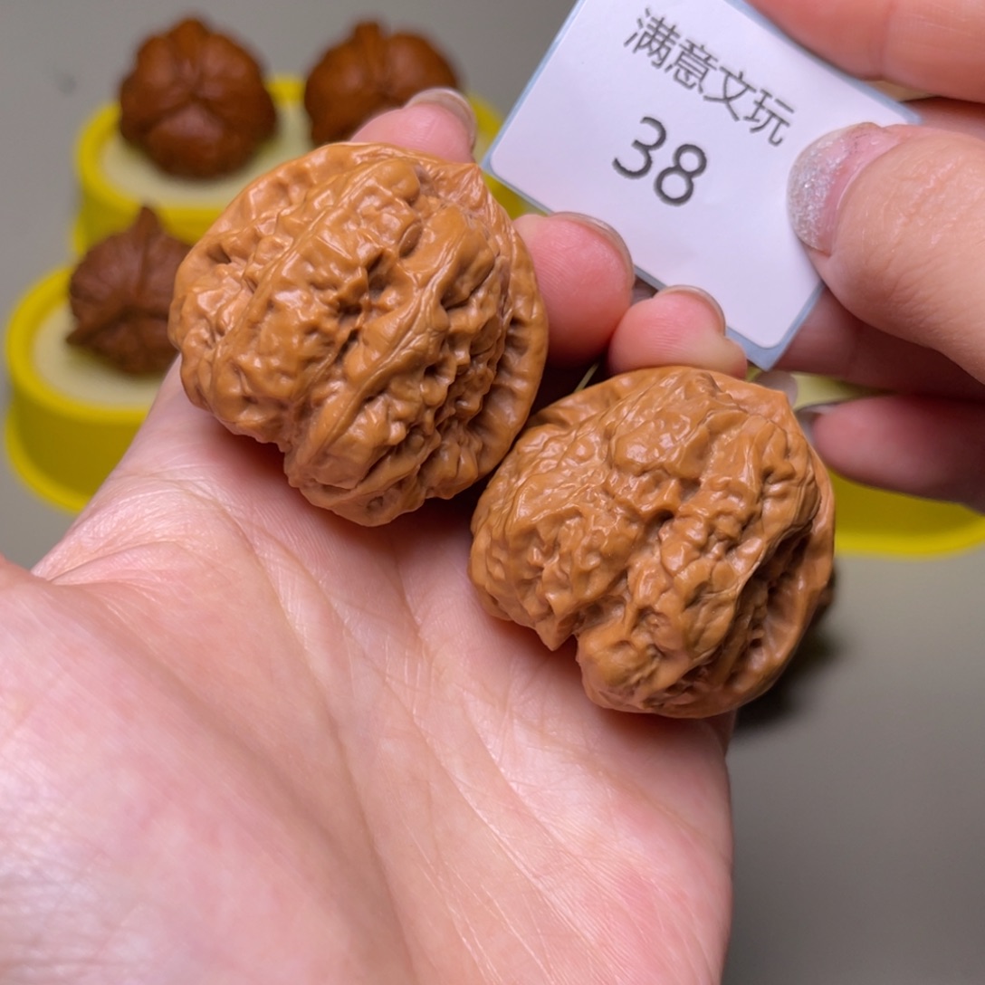文玩核桃手串蛙蛙38.38
