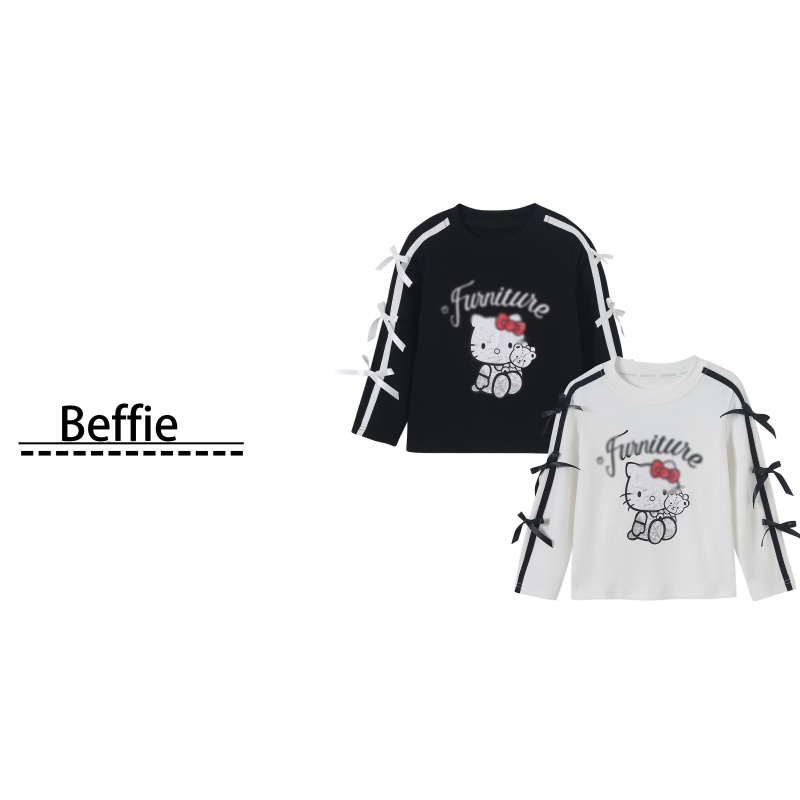 AA编码402女童2025童装秋季新款时尚秋款内搭T恤YMR3ZT750