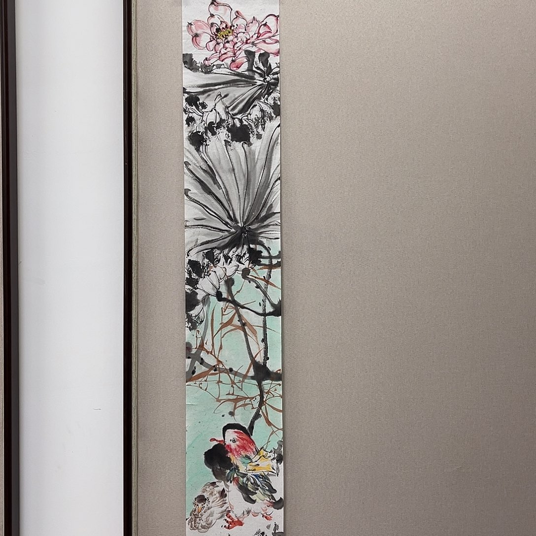 国画艺术家真人手绘