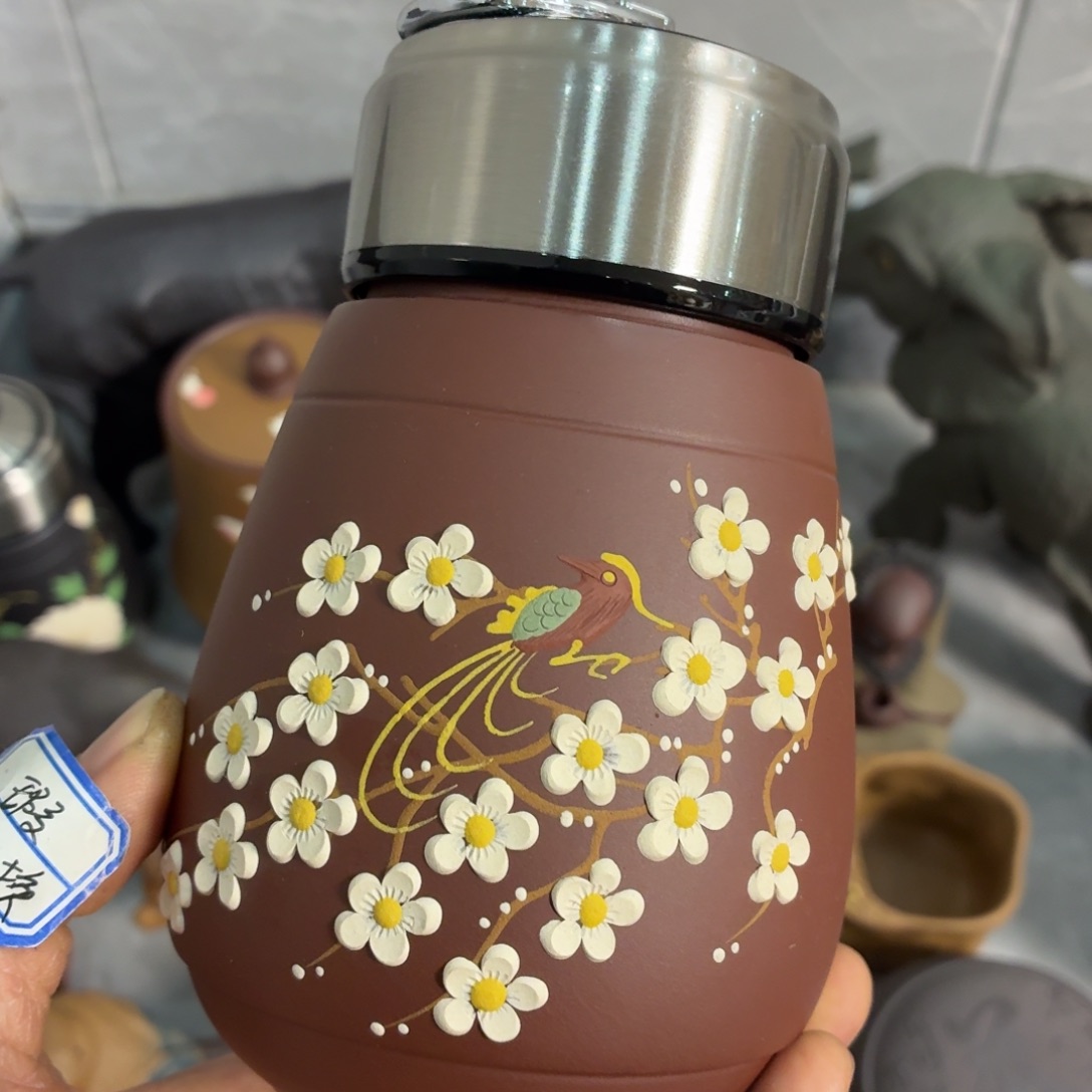 紫砂茶杯瑕疵不退不换介意勿拍