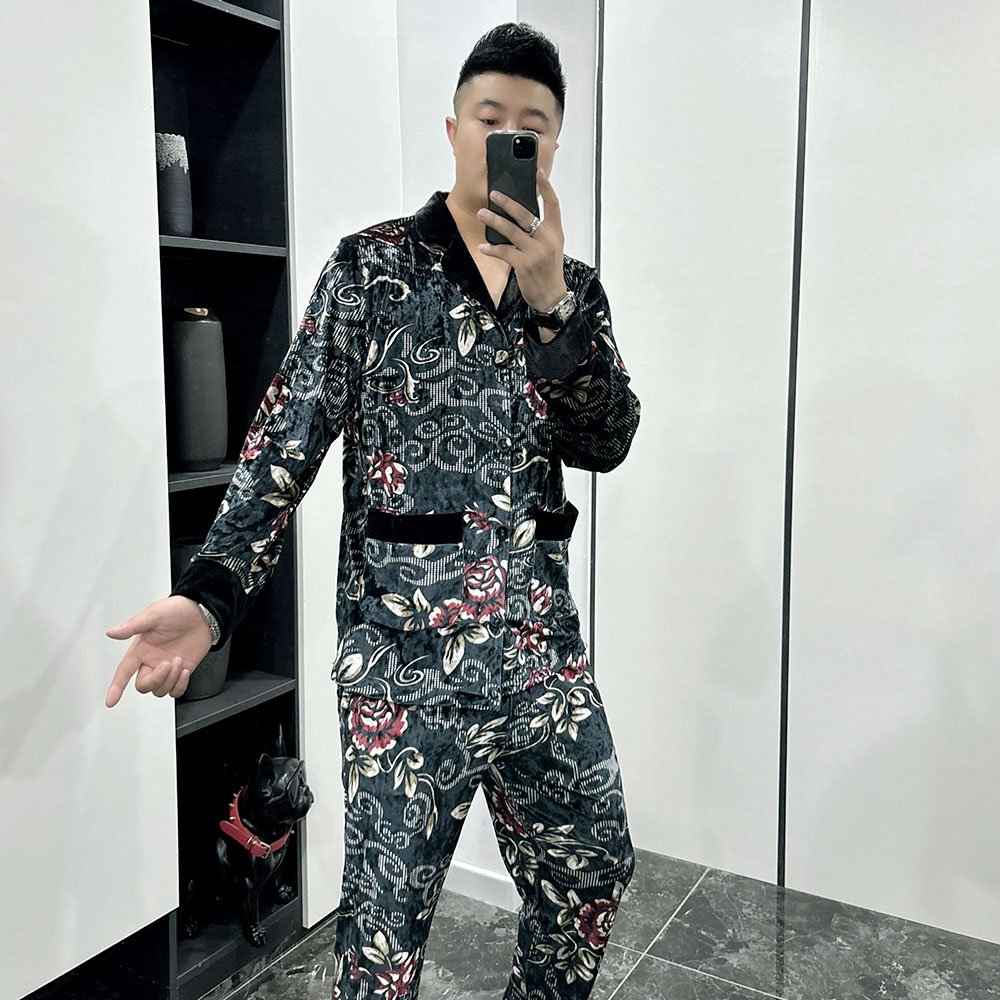 特价M L 2XL  3XL 4XL     男士家居服可外穿家居服