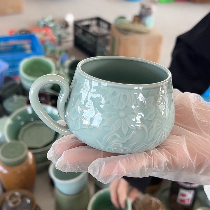 小米茶器龙泉青瓷