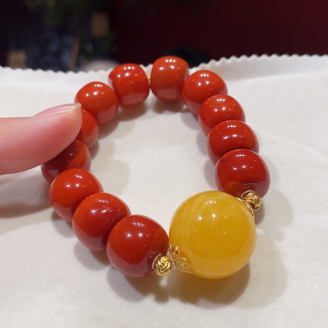 南红玛瑙未镶嵌手串