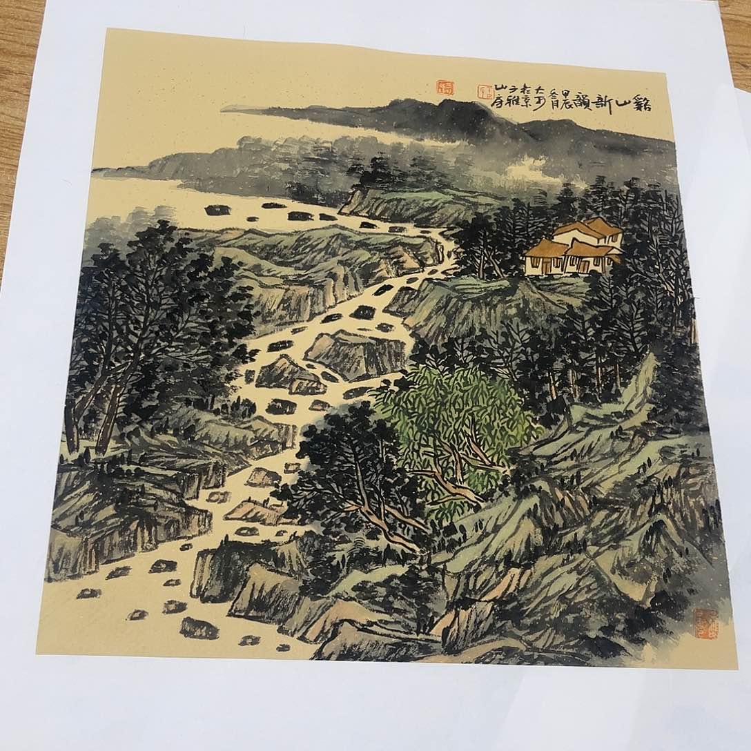 姜奇老师山水作品