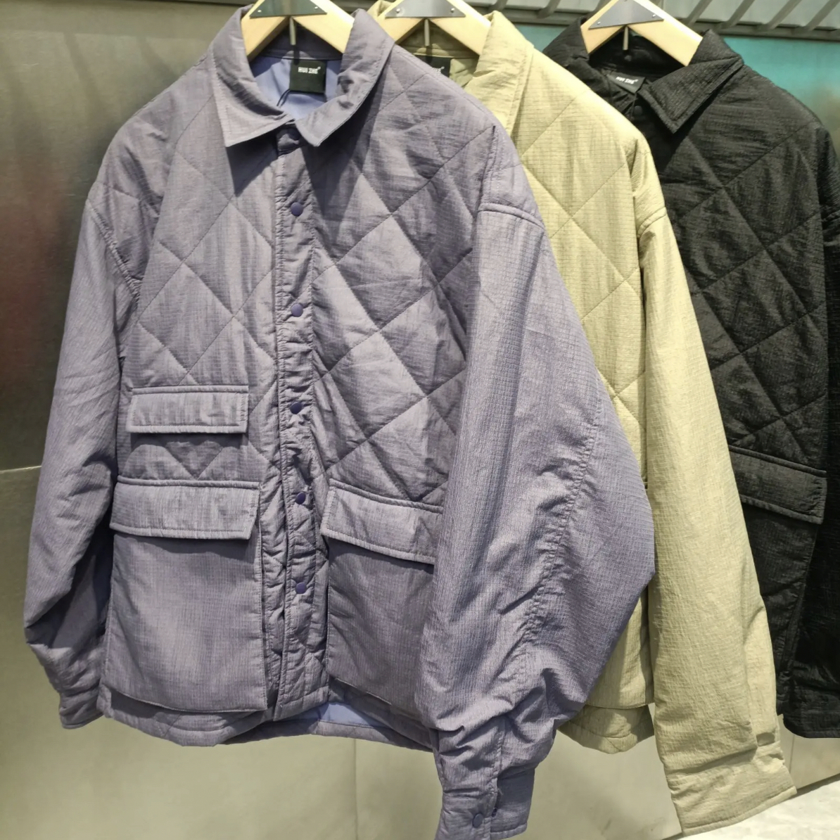 V8-2设计师款衬衫式棉衣棉服定制色正宗好货