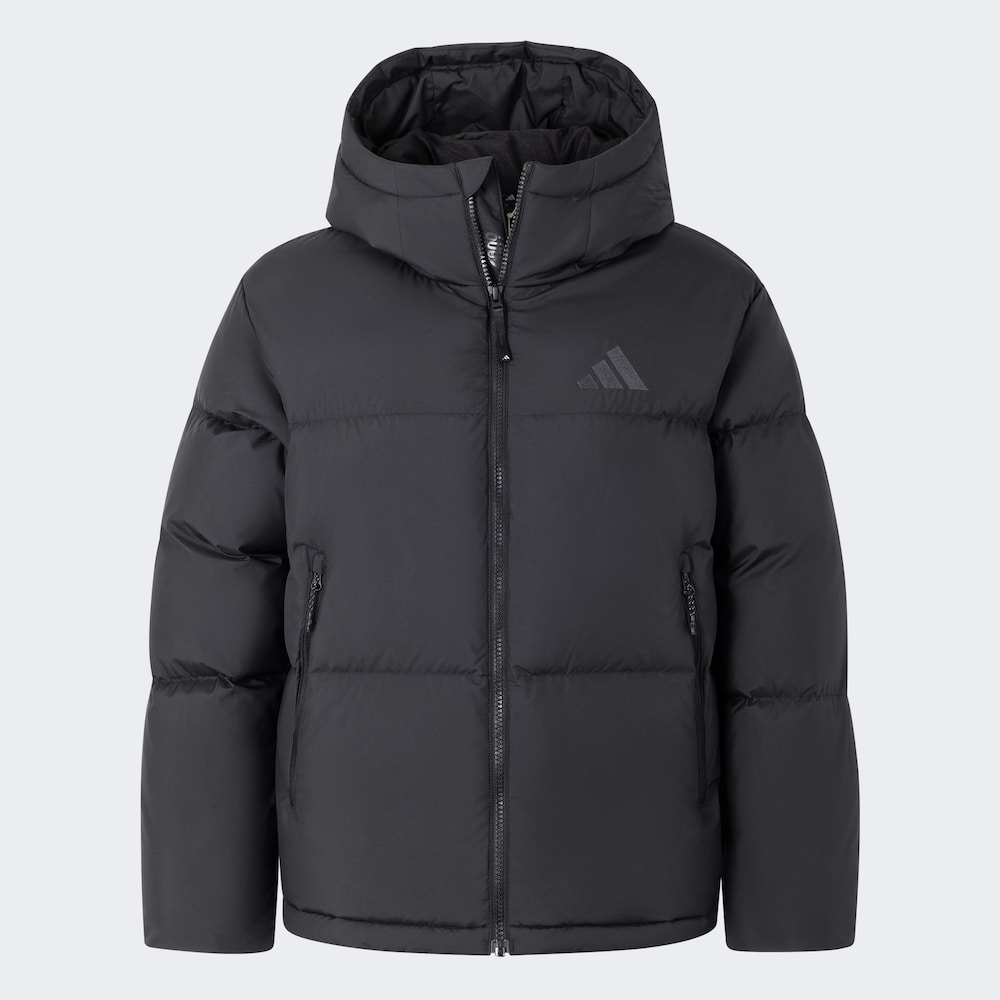 adidas/阿迪达斯女士拒水保暖宽松连帽羽绒服  JV6192