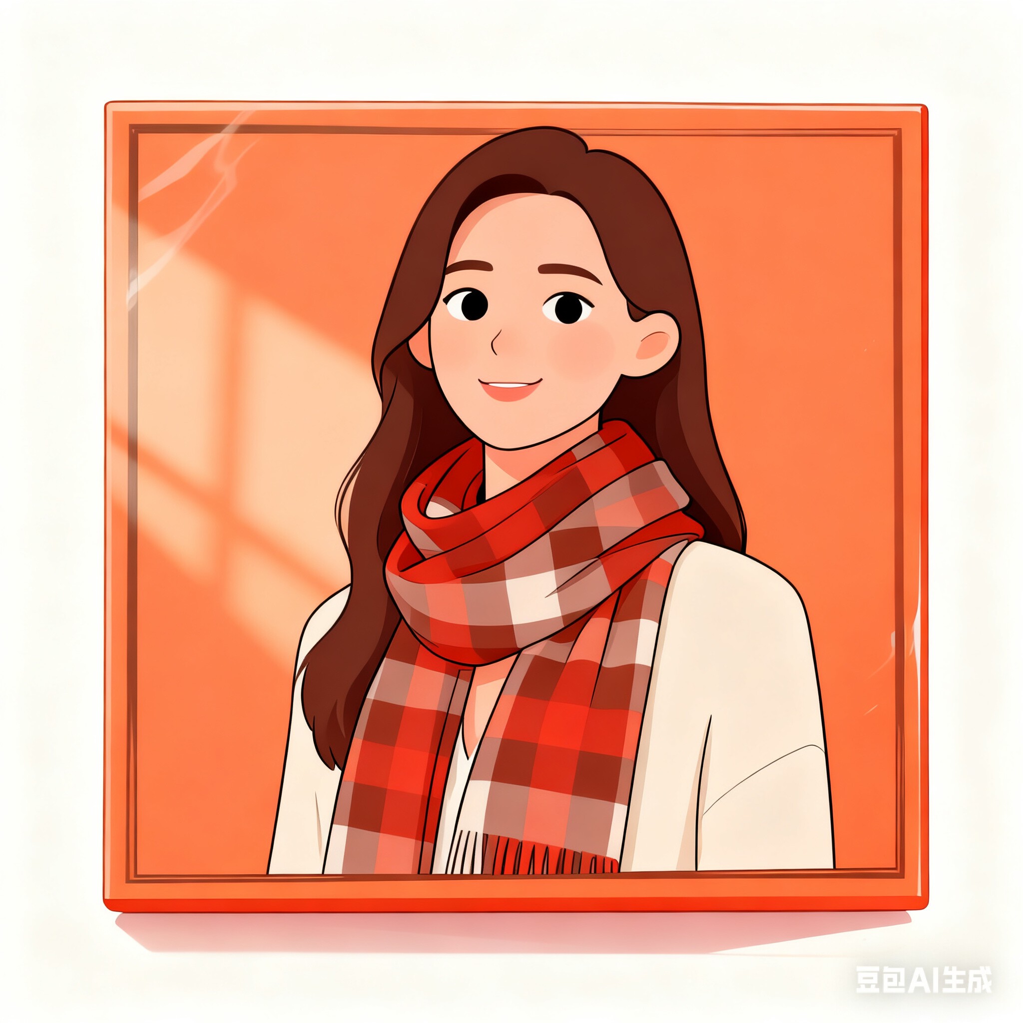 【正包包】100山羊绒格子围巾女士时尚大牌格纹经典百搭冬围脖B420