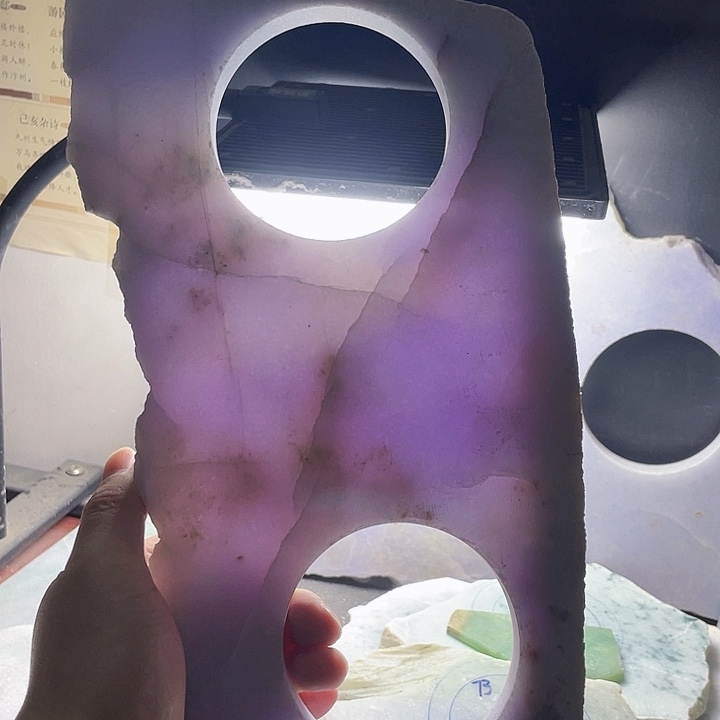 翡翠挂件未镶嵌毛料997