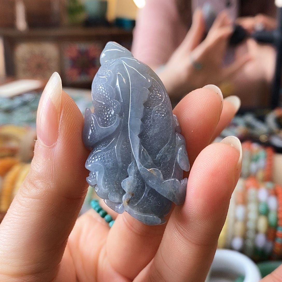翡翠颈饰未镶嵌翡翠挂件