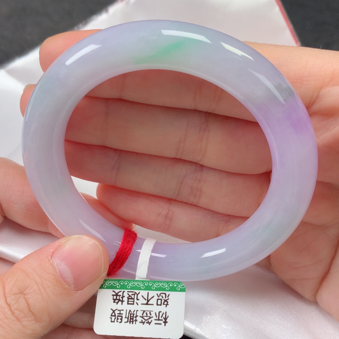 未镶嵌手镯翡翠缅甸天然翡翠手镯5455