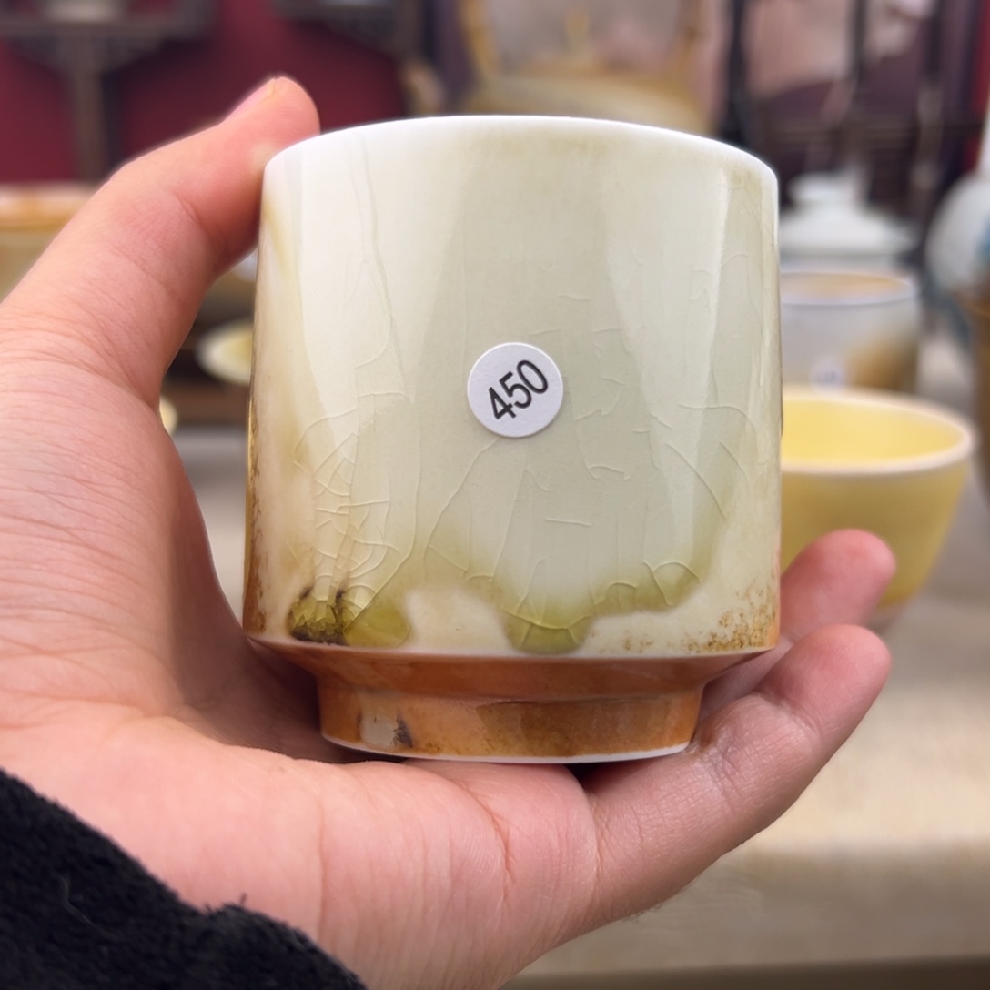 德***稳杯纯手工柴烧主人杯