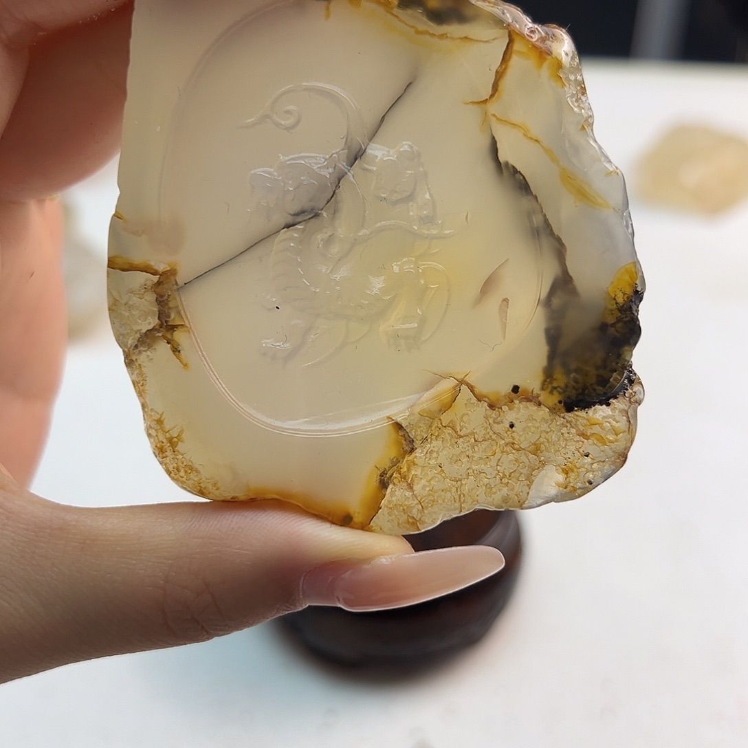 玛瑙/玉髓合金颈饰