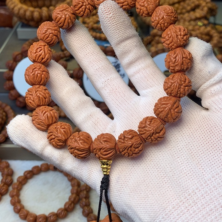 手串桃核秦岭龙纹