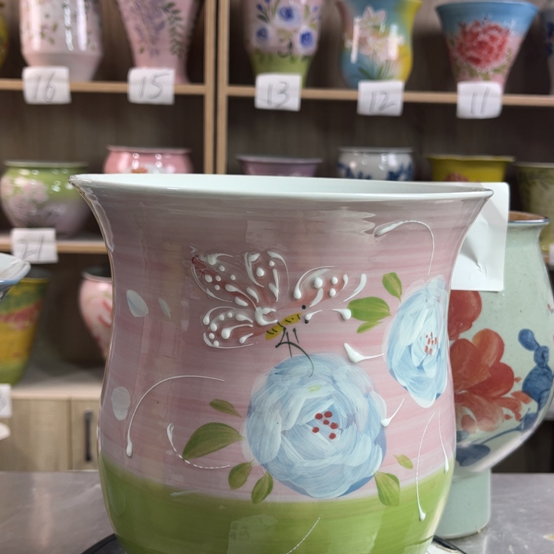 景德镇陶瓷花盆花盆