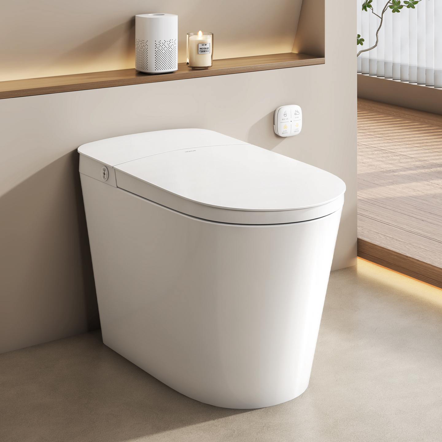 【国家补贴】希箭新Q21pro千次泡沫盾无棱内壁雪花釉面适老智能马桶