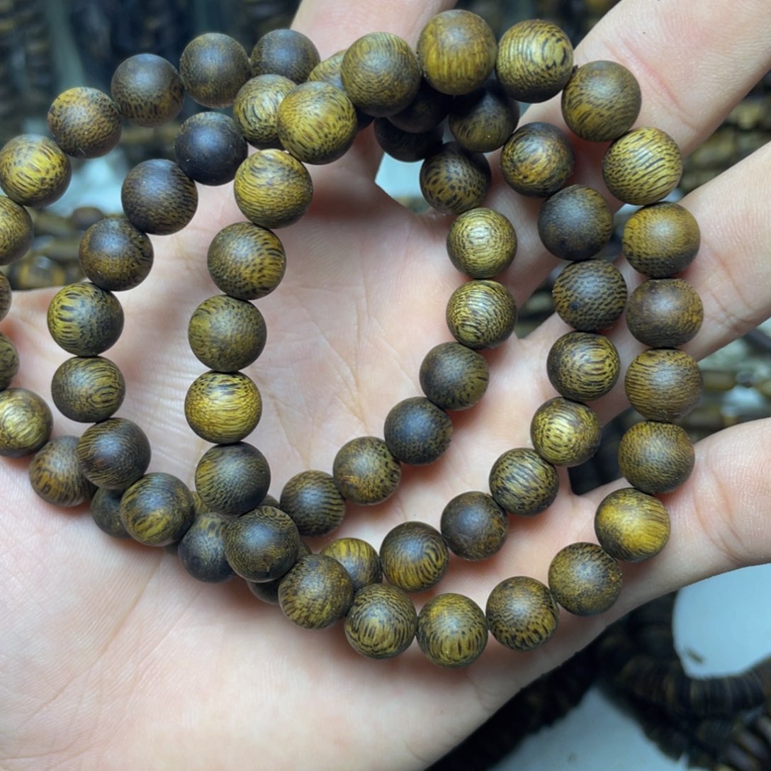 沉香沉香碎屑+0.9单圈圆珠6克加多样性发一