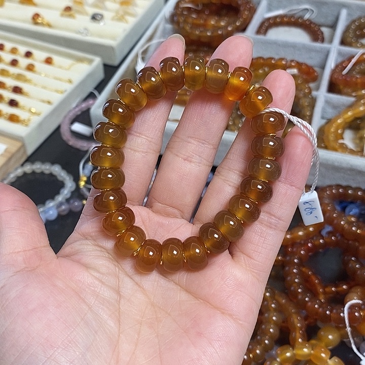 玛瑙/玉髓珠宝半成品未镶嵌莹*