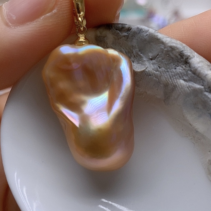 淡水珍珠未镶嵌吊坠(不含链)