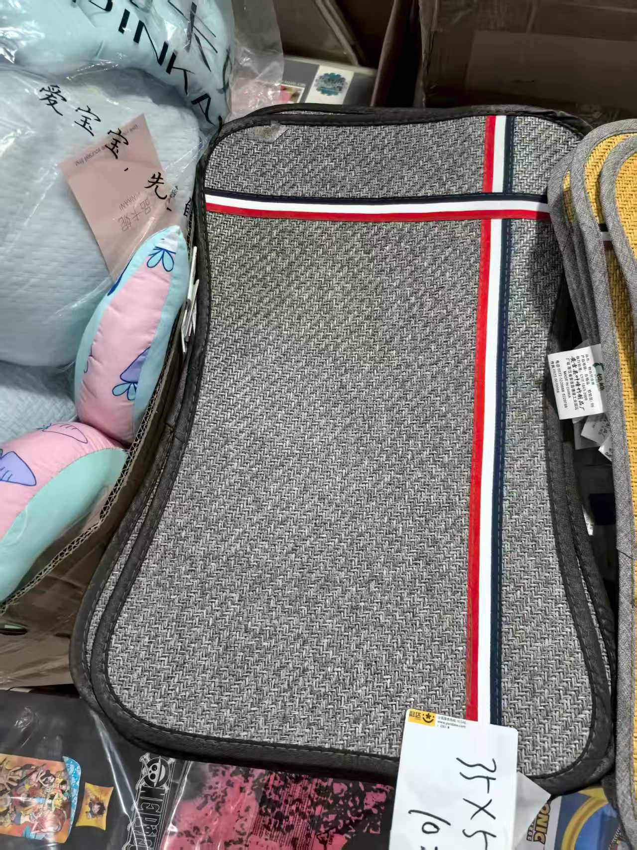 《厚广家》3楼35×50浅灰色仿藤凉枕套 发1对