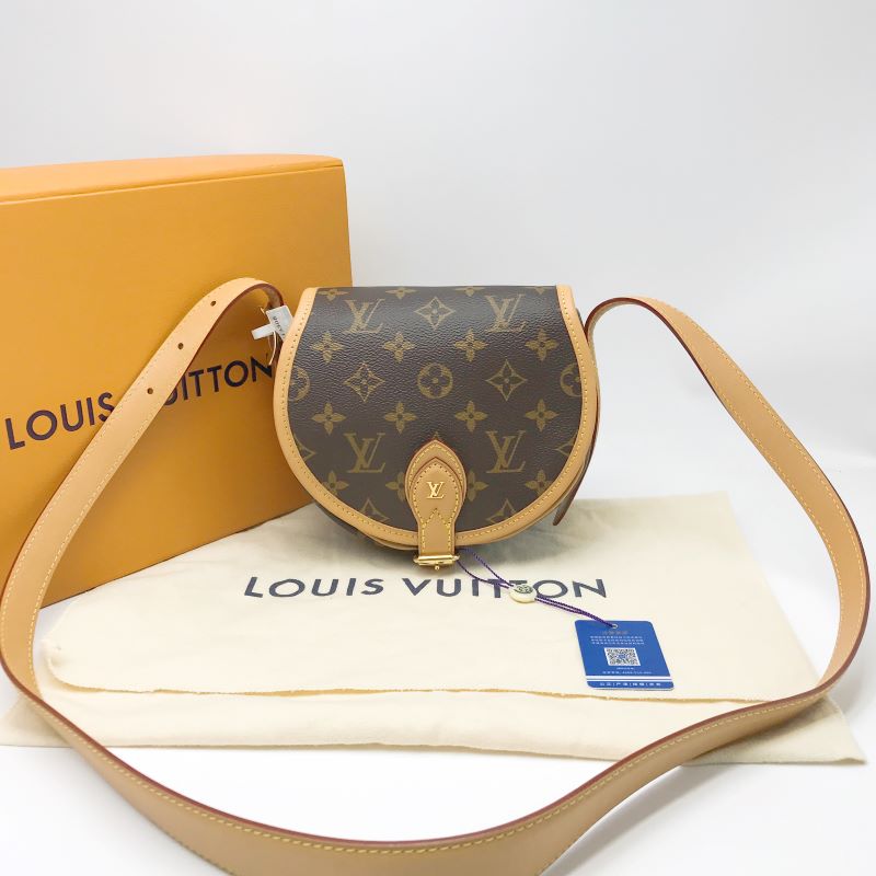 95新 LouisVuitton/路易威登 洋诚二手 LV老花斜挎马鞍包