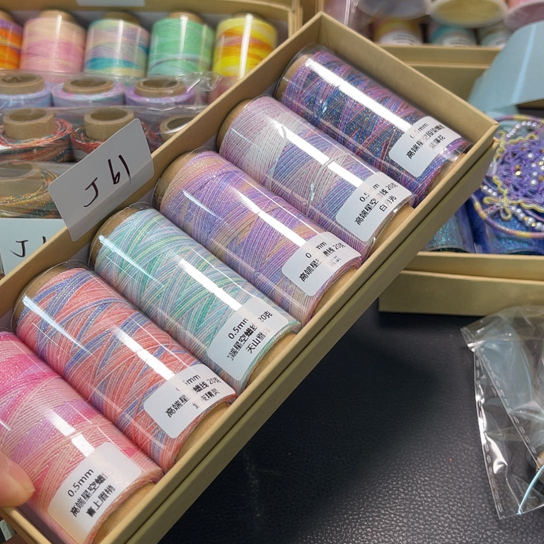 J61/0.5高端星空段染蜡天山雪莲套盒6色