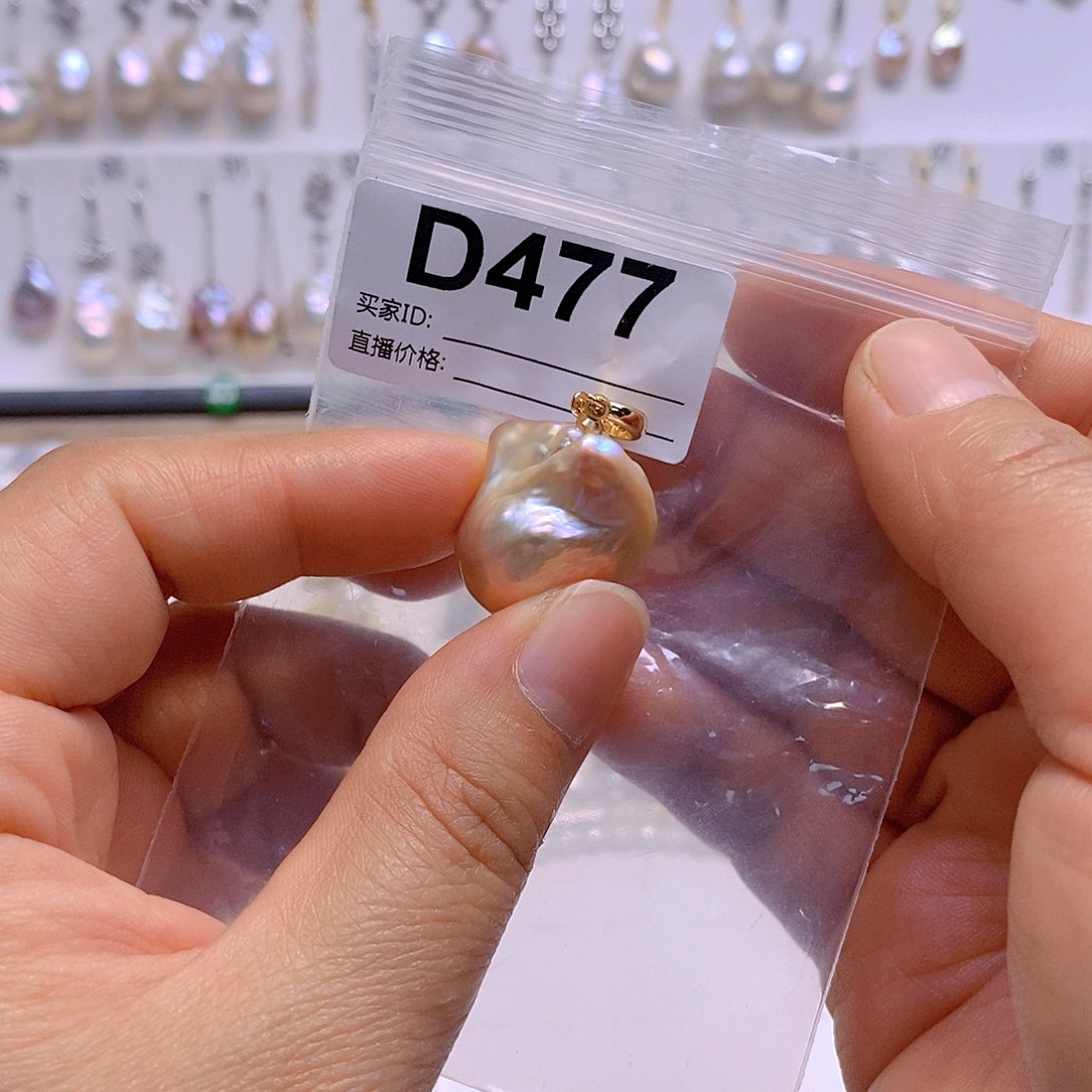 淡水珍珠颈饰银S925镶嵌