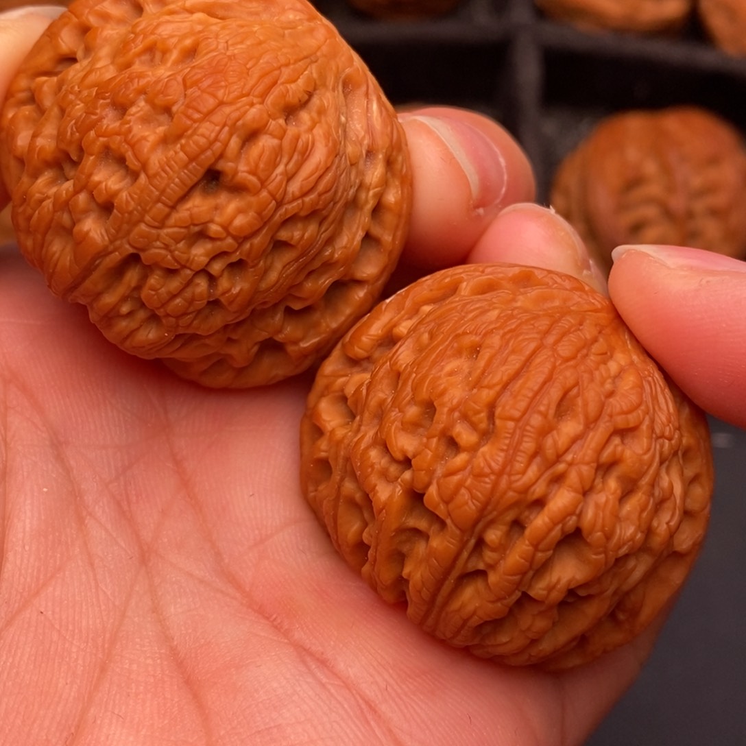 文玩核桃把件秦岭野生核桃