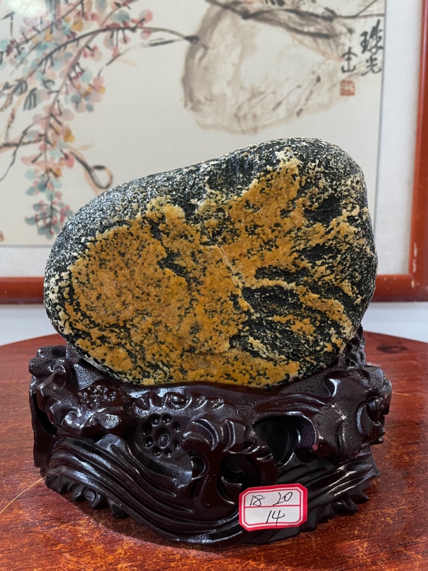 室内平安石摆件【金山】高18cm～宽20cm～厚14cm～
