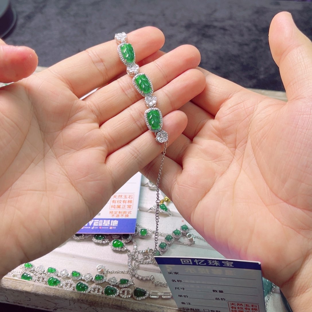 未镶嵌手链翡翠手链