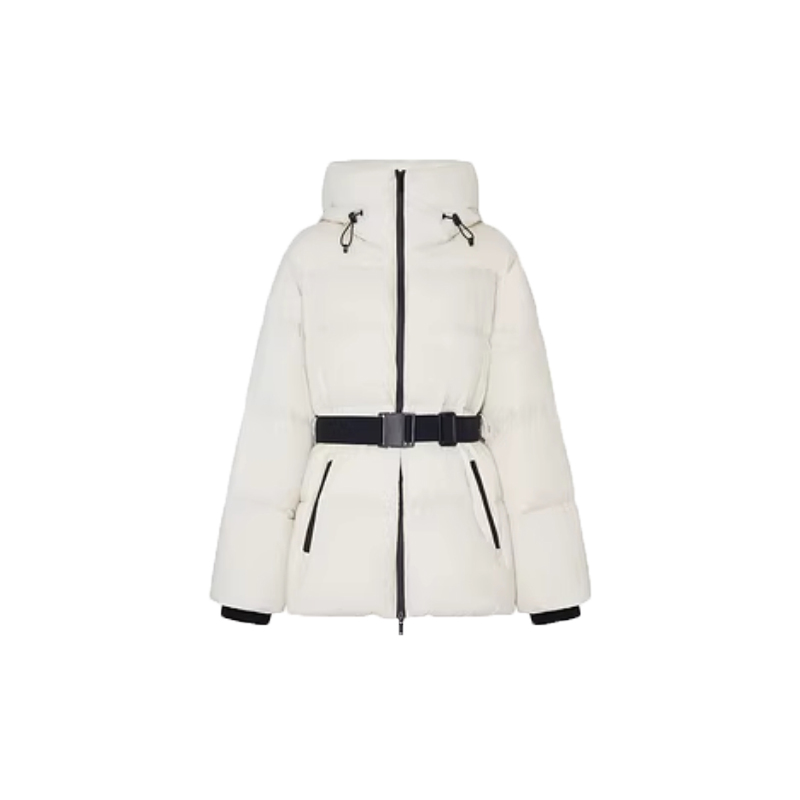 腰带连帽抽绳暖冬户外休闲防风羽绒服W12