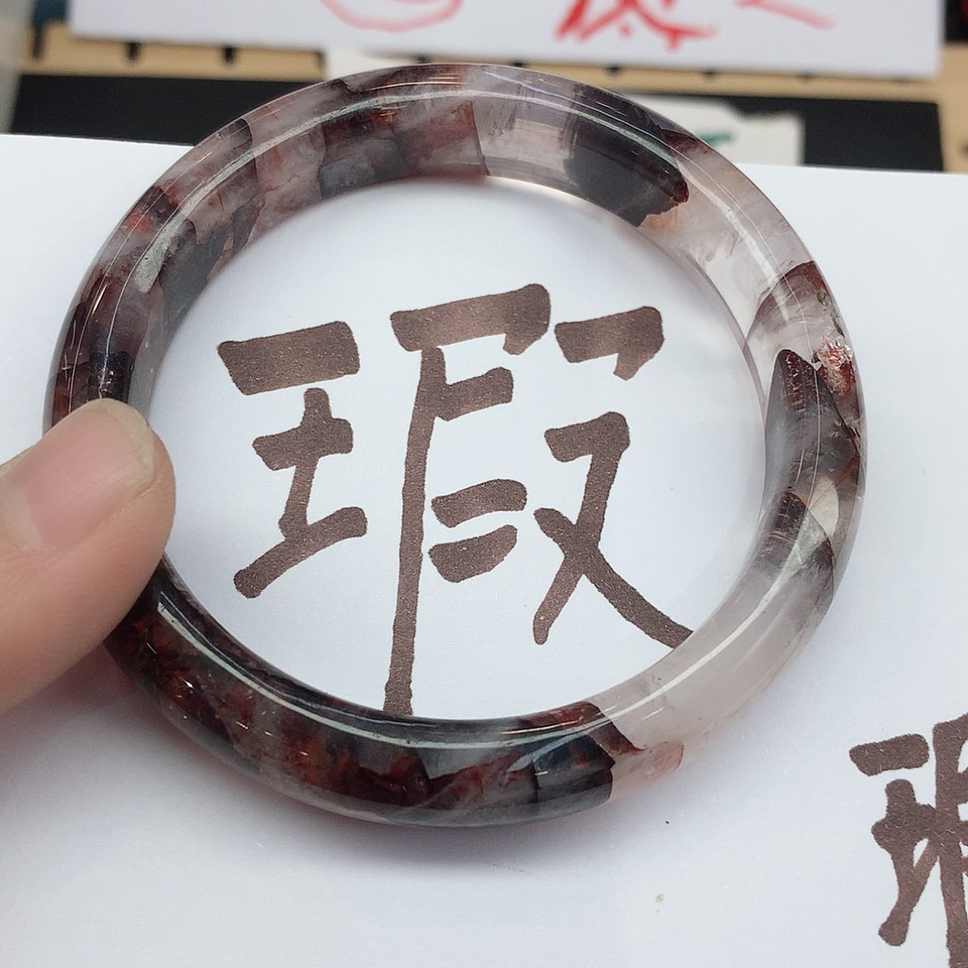 水晶手镯未镶嵌177（60瑕疵