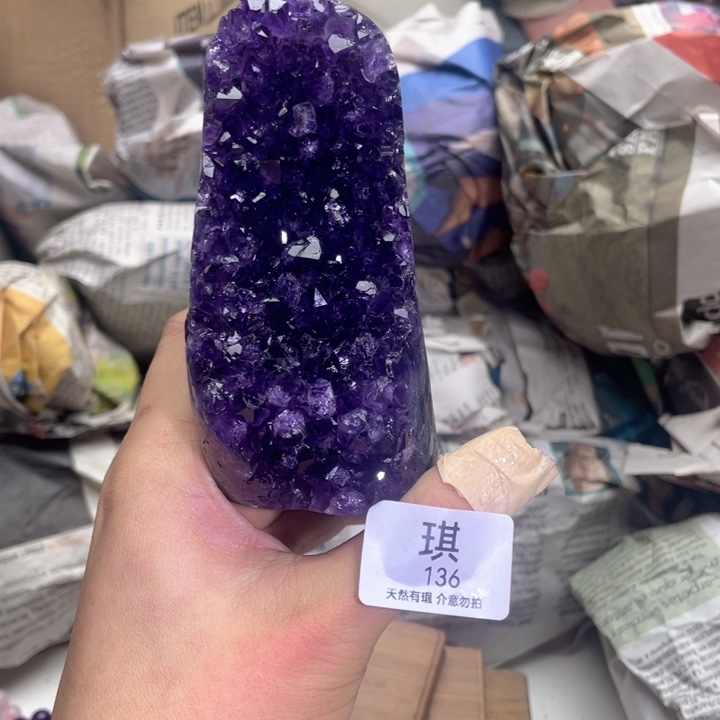 未镶嵌大型摆件（非配饰）紫晶