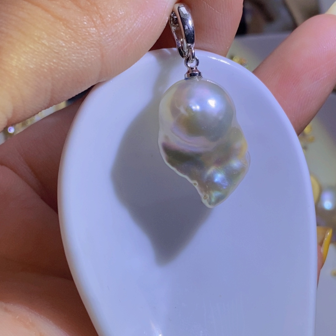 合金淡水珍珠微瑕天然淡水珍珠