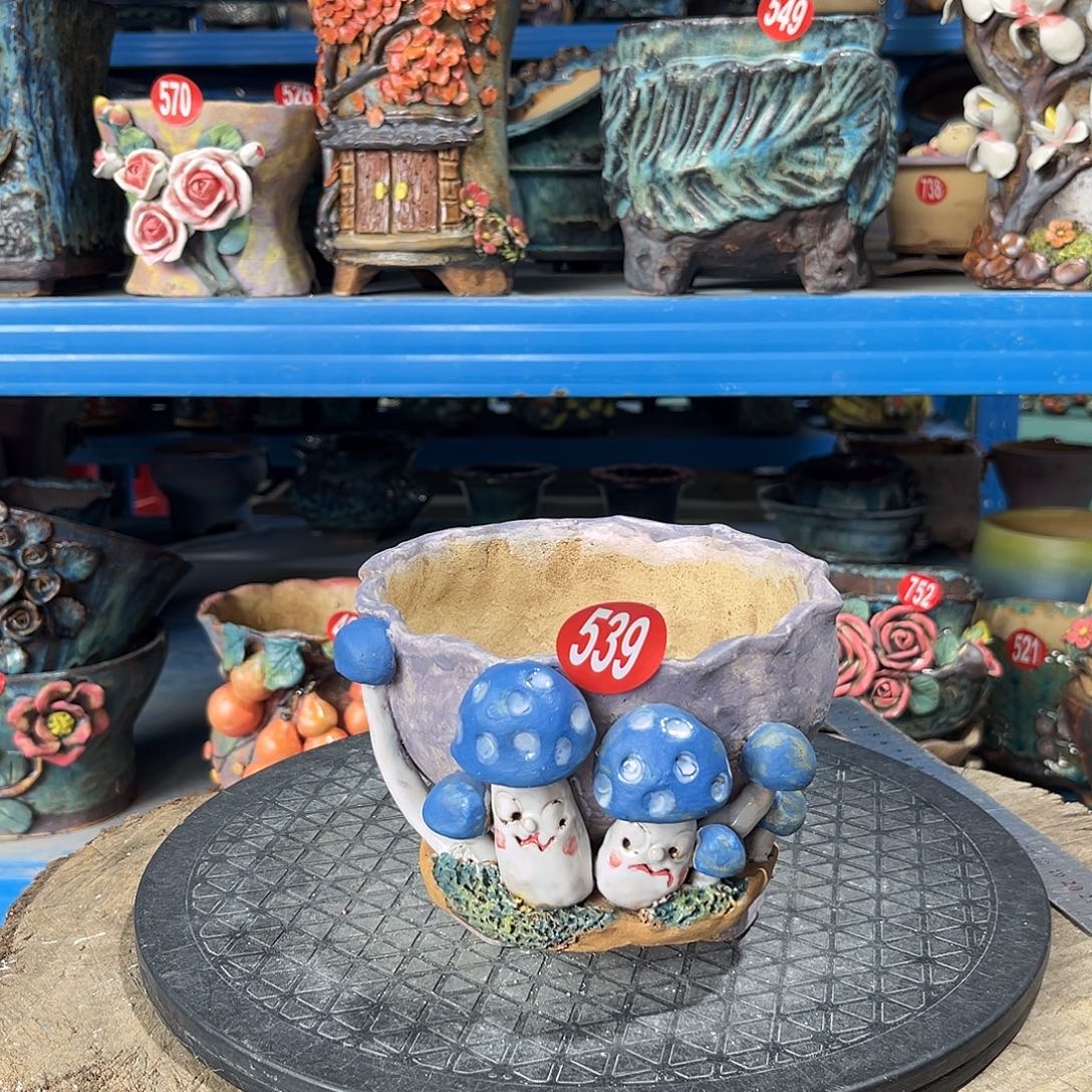 539 号陶然花器手工花盆