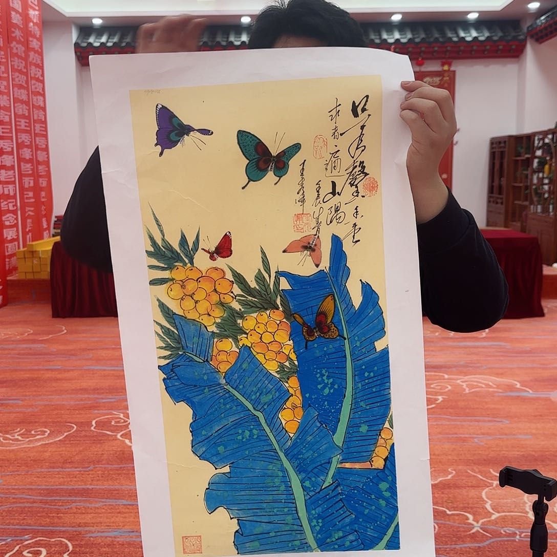 国画艺术家的作品