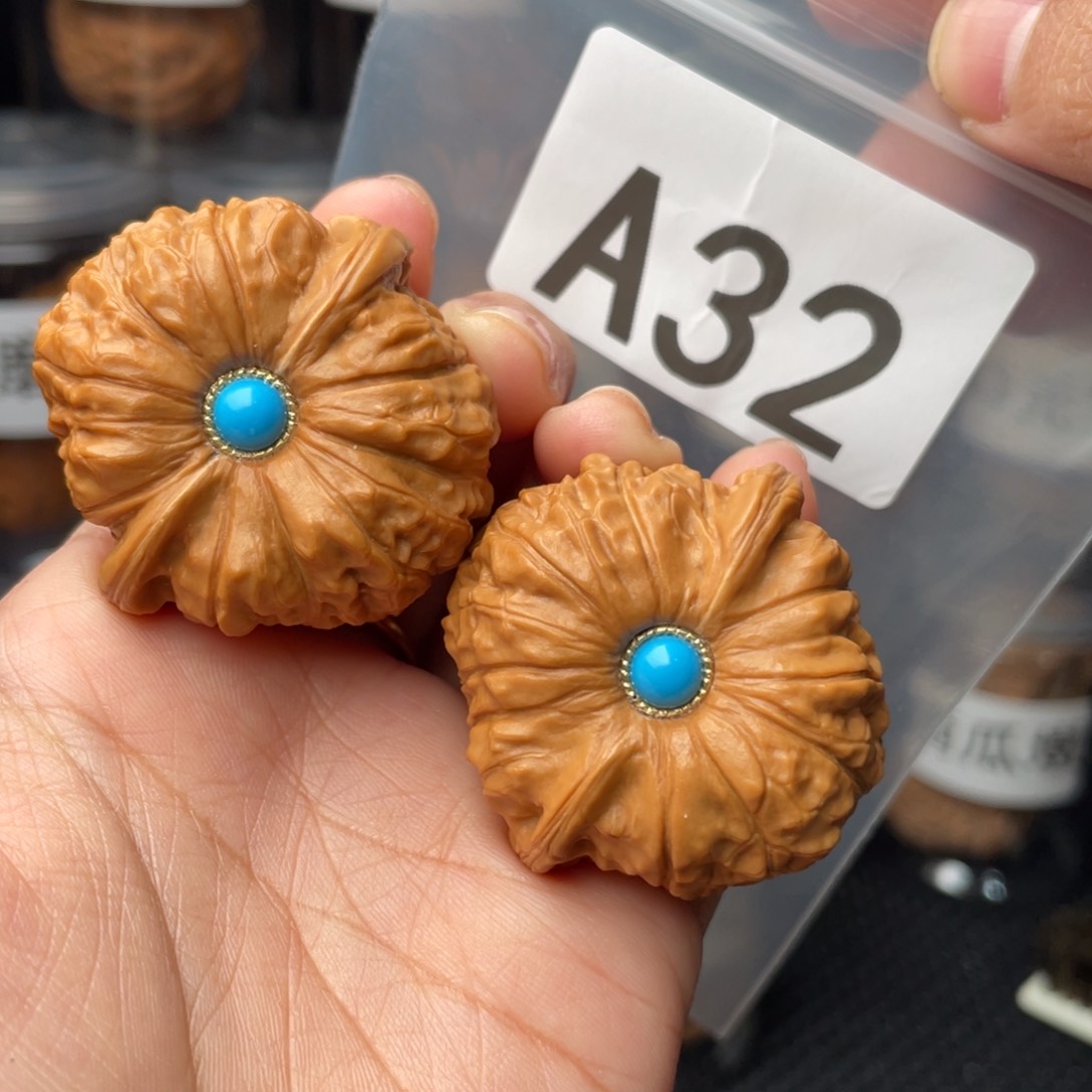 文玩核桃把件小*41南瓜