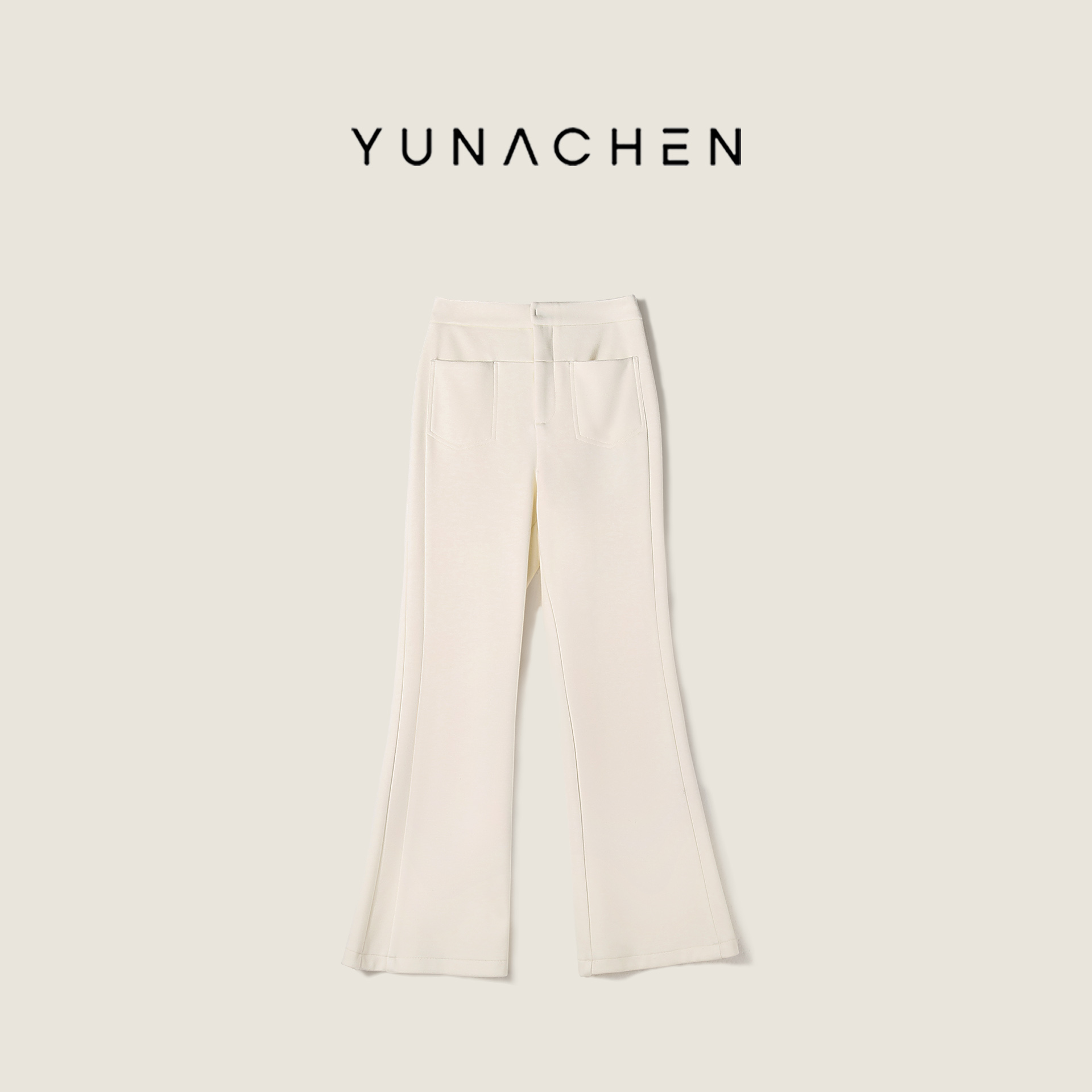 菠萝宝宝yuna【暖风序日】加绒山羊绒绵羊毛醋酯混纺厚款休闲裤YL6