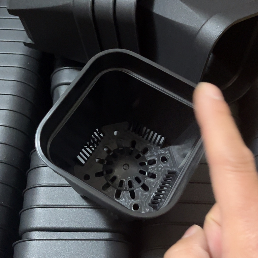 加厚矮胖口10高9.5黑盆10个无托